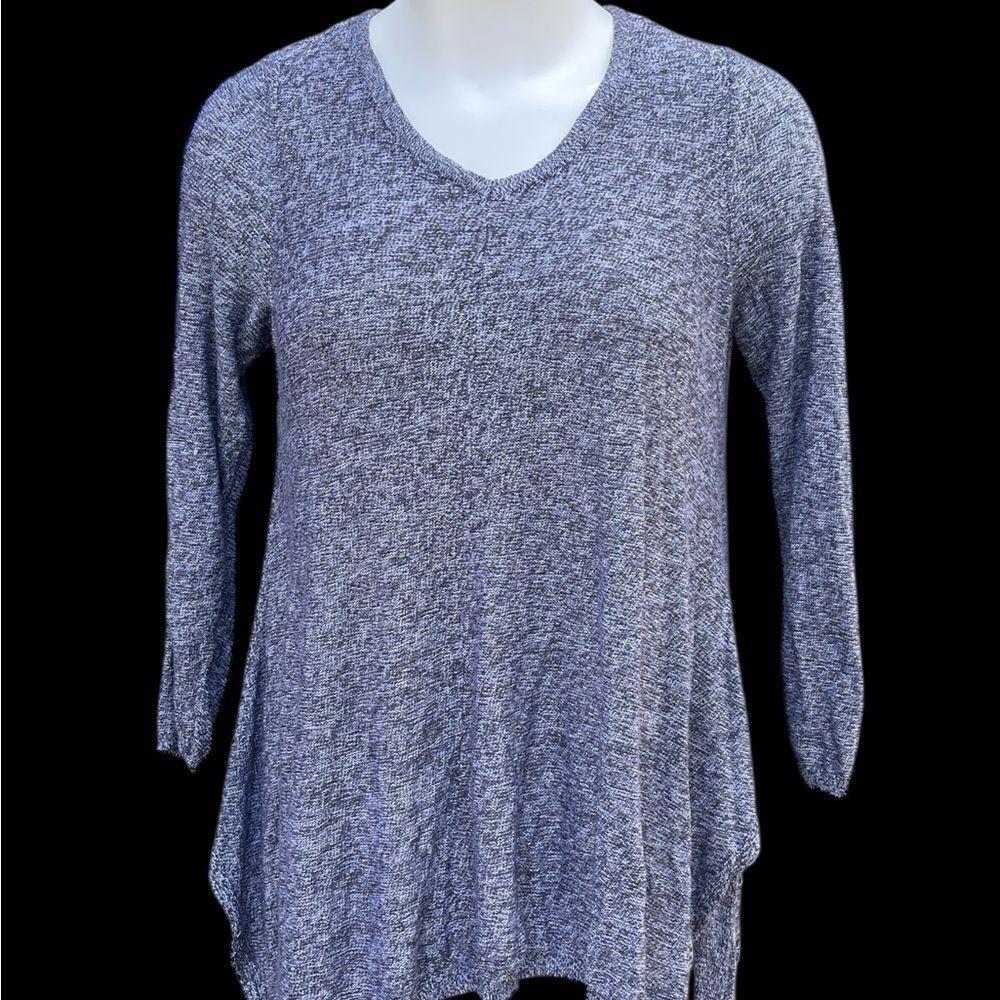 Catherines Heathered Gray Long Sleeve Top Super Soft and Comfortable Sz 0X